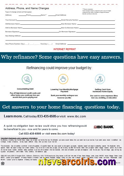 USA IBC bank mortgage statement, 3 pages 3